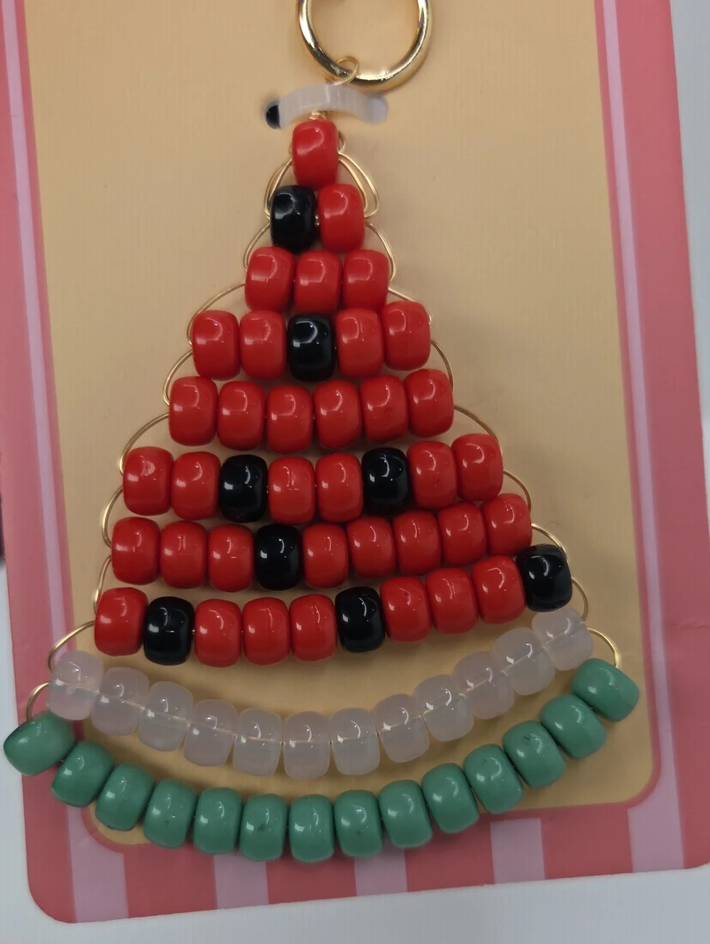 🍉▪️Piper K ▪️ UK exlcusive Beaded Watermelon Bag Charm Key Chain